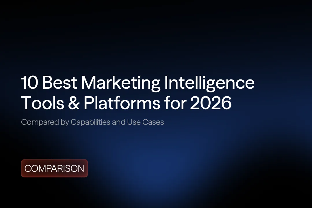 10 Best Marketing Intelligence Tools & Platforms for 2026