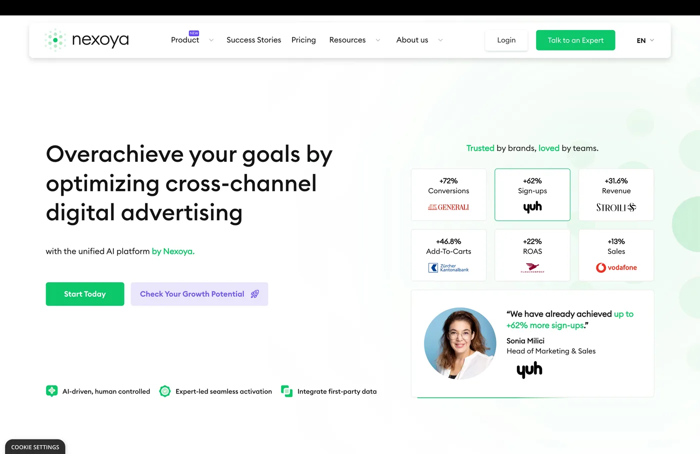 Nexoya budget optimization platform