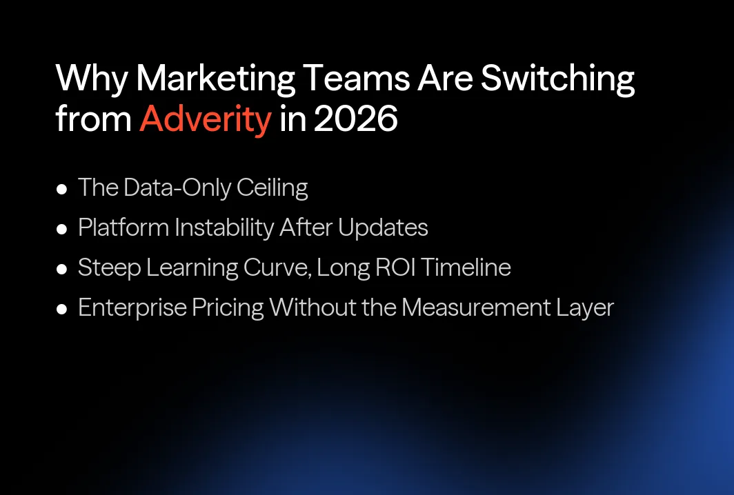 Why marketing teams are switching from Adverity in 2026