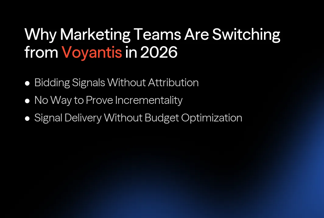 Why marketing teams are switching from Voyantis in 2026