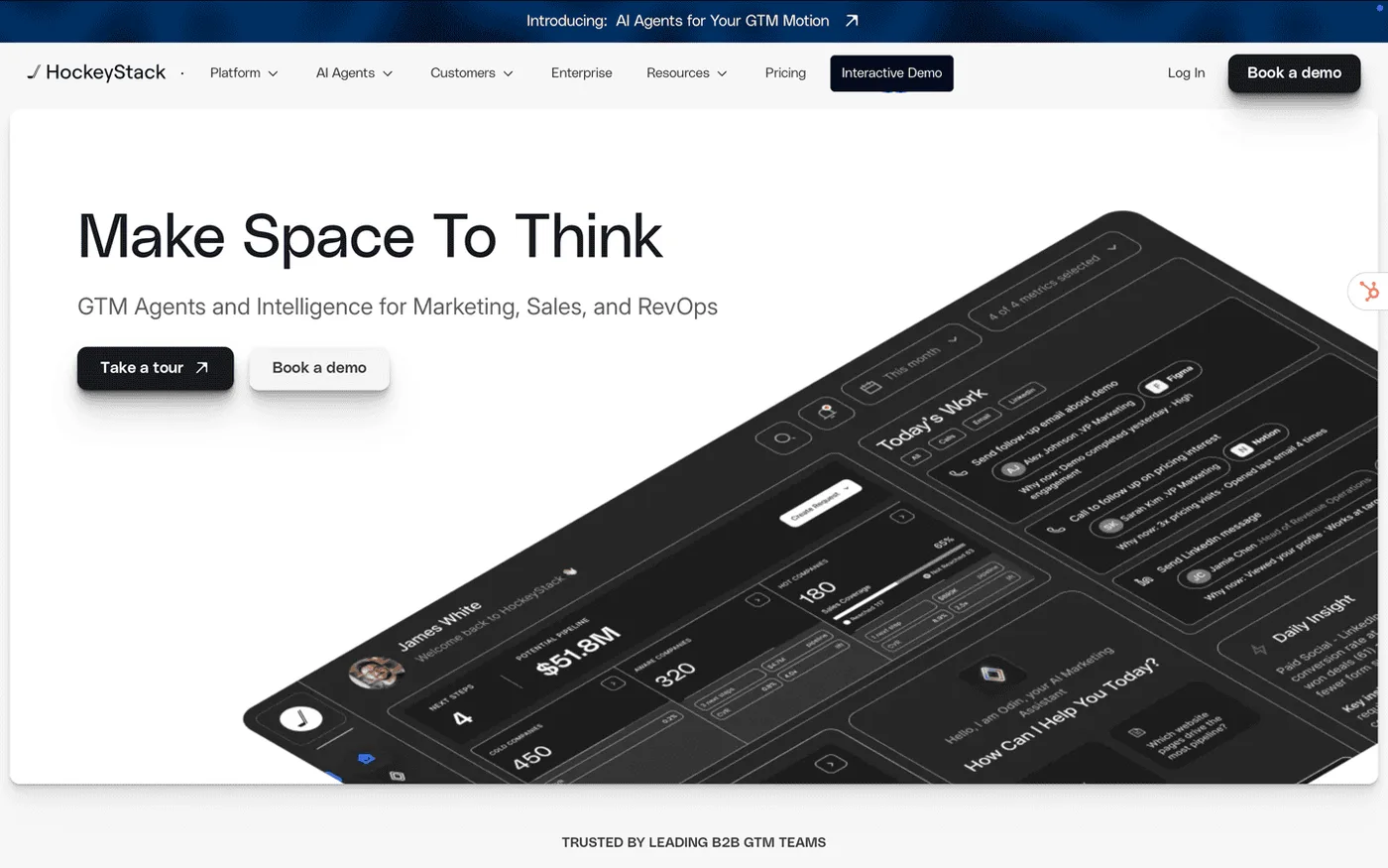 HockeyStack marketing platform