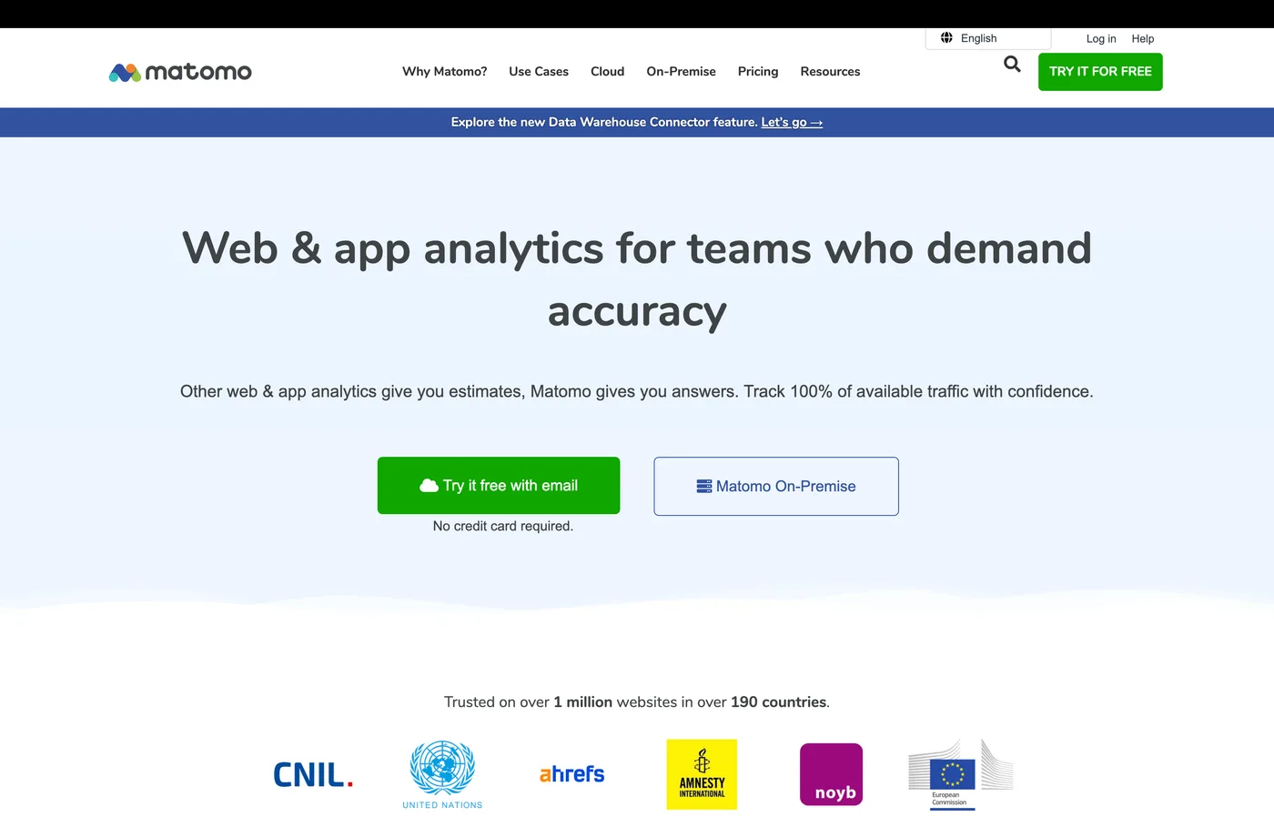 Matomo open-source analytics platform