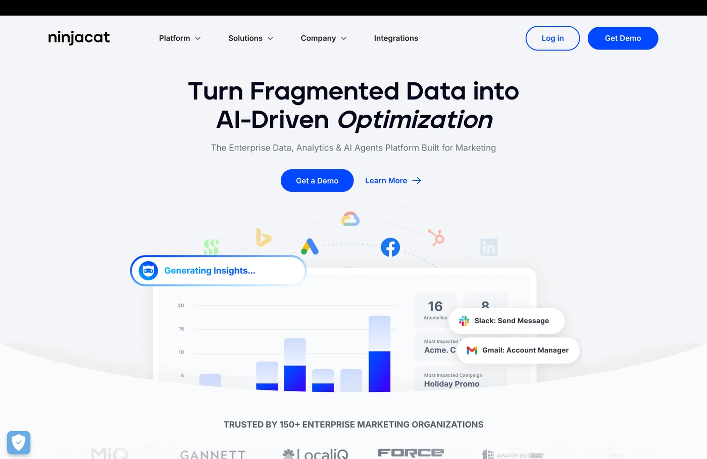 NinjaCat agency data platform